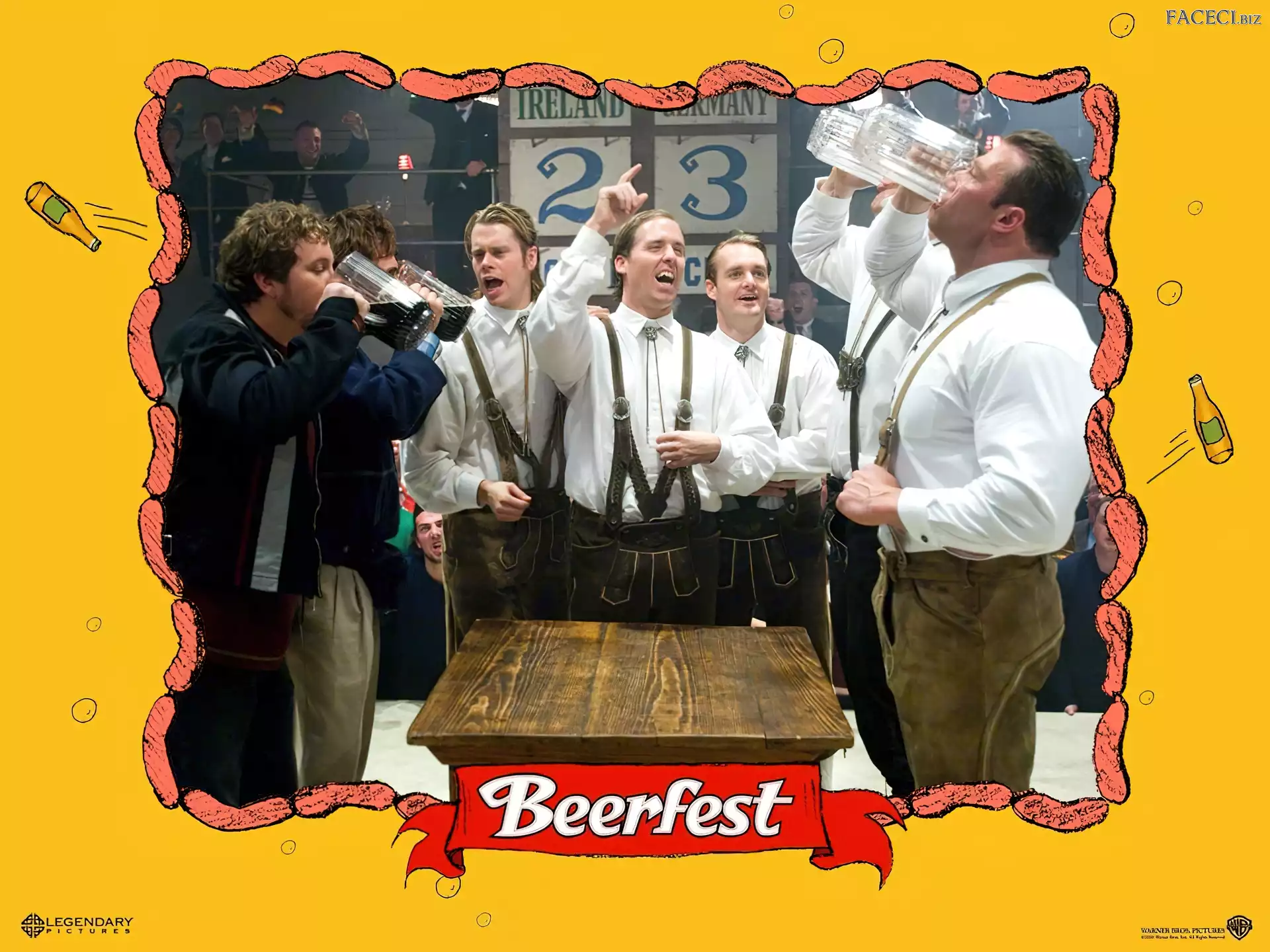 Beerfest, Nat Faxon, piwa, kufel