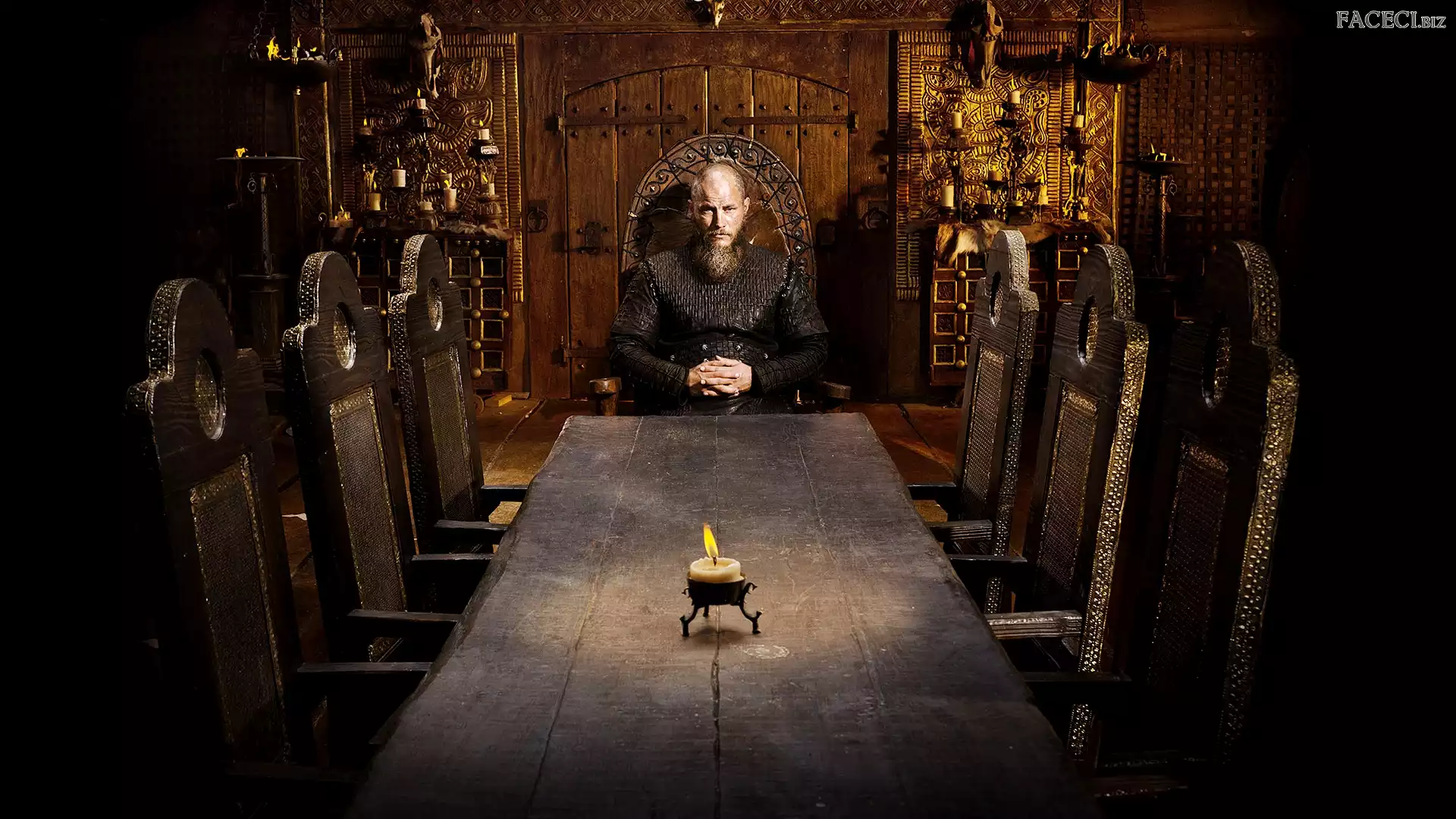 Ragnar Lothbrok, Travis Fimmel, Vikings, Serial, Wikingowie